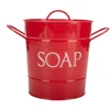 Powder Coating Recycle metal storage bucket garden and countertops kitchen compost bin
