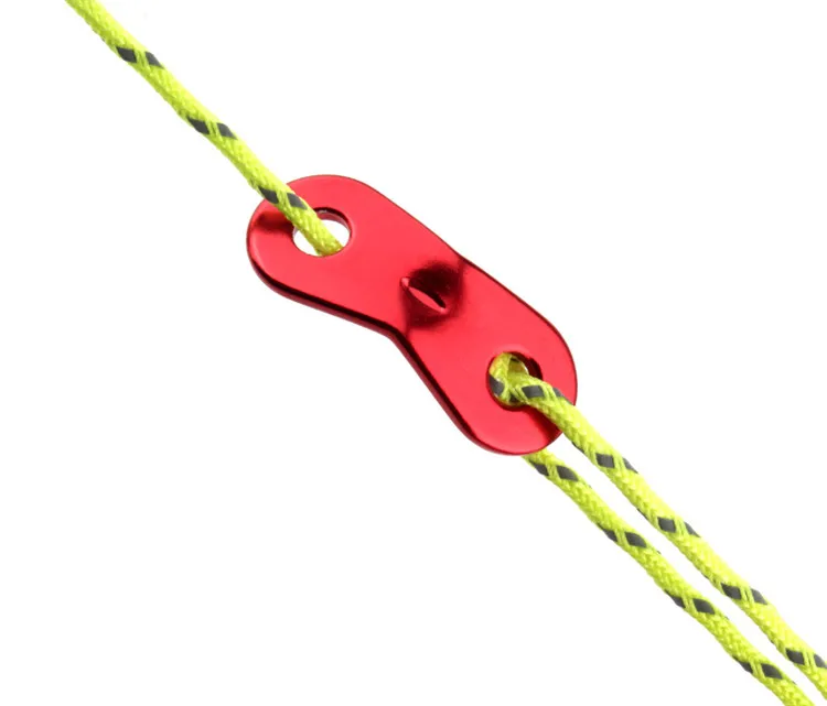 

Outdoor Aluminum Alloy Tent Rope stopper Adjust Wind Rope Buckle