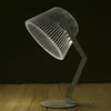 Reading Table Lamp 3D Illusion LED Lamp 3D Light Luminous Wooden Desk Lamp