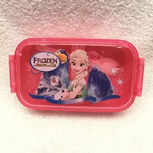 Image of Kids bento box cartoon school lunch box children cute Eco-friendly Portable food container