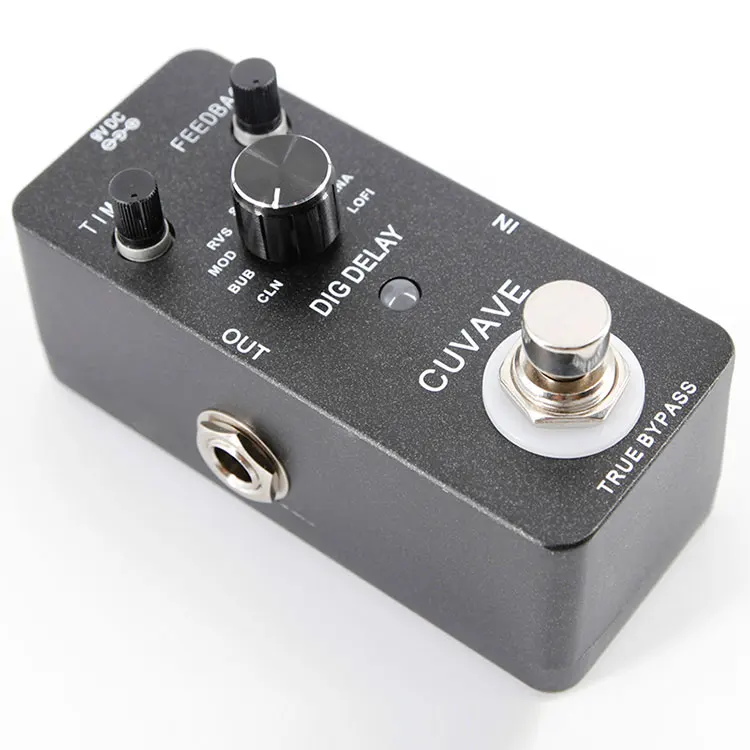 

CUVAVE High Intelligence Dig Delay Portable Guitar Effects Pedal Special Instrument Performance, Black