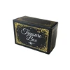 Corrugated Black Hot Stamping Gold Silver E-commerce Airplane Reused Biodegradable Kraft Cheap Paper Watch Storage Box