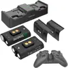 xbox one Smatree brand Rechargeable USB Battery charger holder station For Xbox One Controller + 2pcs battery pack - Black