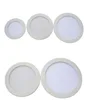 LED Panel light Recessed Kitchen Bathroom Lamp 220V 6W Round /Square LED Ceiling Panel light Warm//Cool White