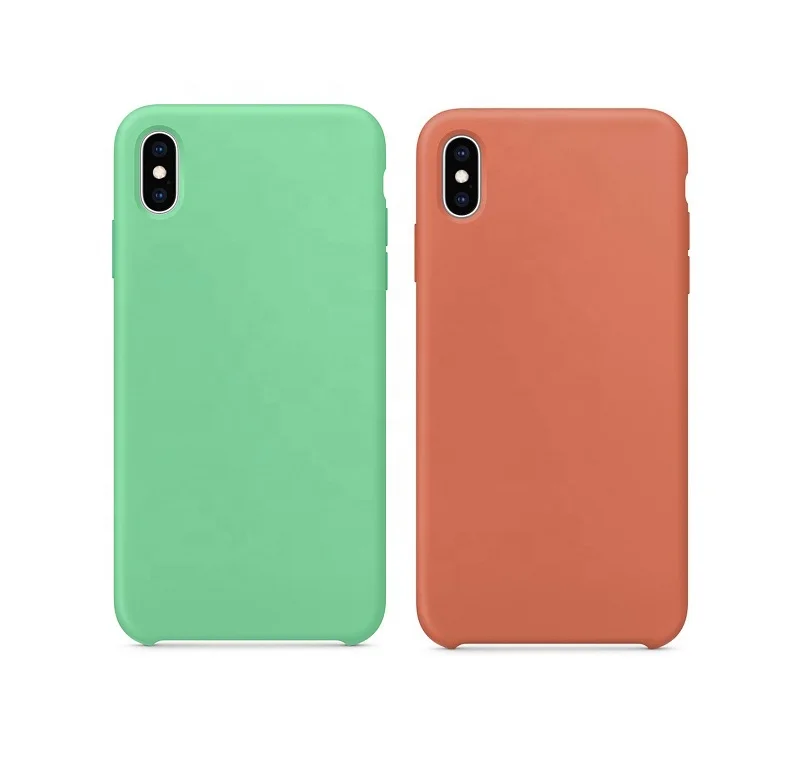

Wholesale price original color liquid silicone case for iphone, Multi color