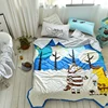 Factory Sale home textile Cartoon Animal Cute Kids patchwork fitted quilted bedspreads