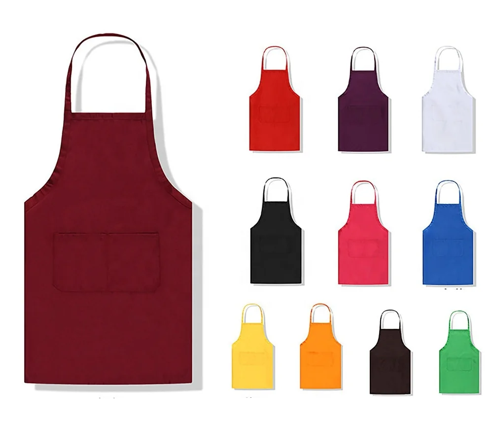 Quality primacy new design pink cooking cotton apron