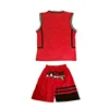 Kids Basketball Sets Boys Blank Basketball Jerseys Youth Sports Kits Children Running Uniforms V-Neck Can Customized Any Logos