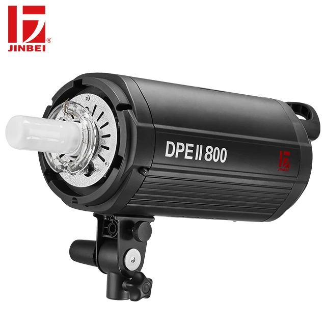 

JINBEI DPE II-800 800W Professional Studio Strobe GN90 Flash with LCD Display Built-in Wireless Photography Light Head
