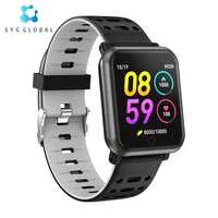 

P11 smart watch with heart rate blood pressure oxygen 1.3 inch big screen fitness tracker 2 color strap smart band PubuFit