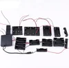 AA/AAA battery box 1.5v/3V/9v with cover battery box with parallel series battery box