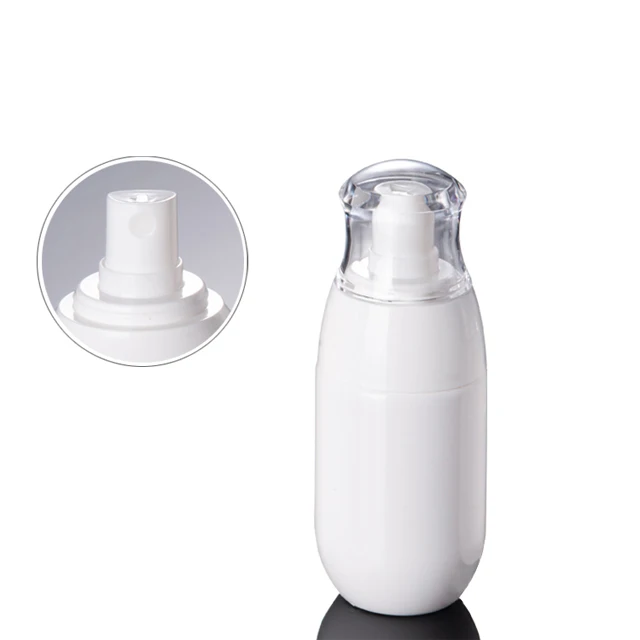 

Fuyun Low Moq 1pcs New 50ml Plastic Bottle Cosmetic Packaging White Petg Pump Spray Bottle