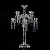 top grade clear k9 crystal candle holder 9 arms classic table top candelabra centerpieces for wedding party decoration