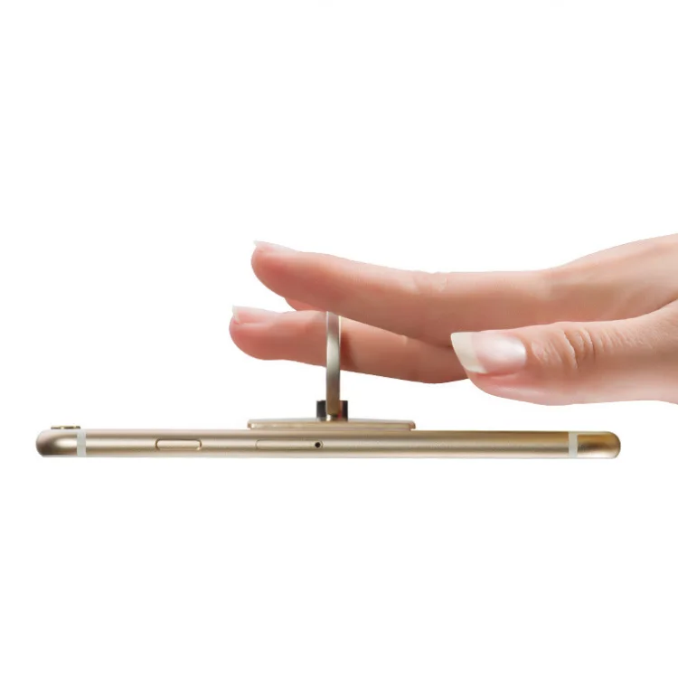 2019 Custom cell phone accessory PC material metal ring stand finger ring phone holder for mobile phone