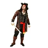 Adult Man Luxury pirate costume Halloween dress up Costumes