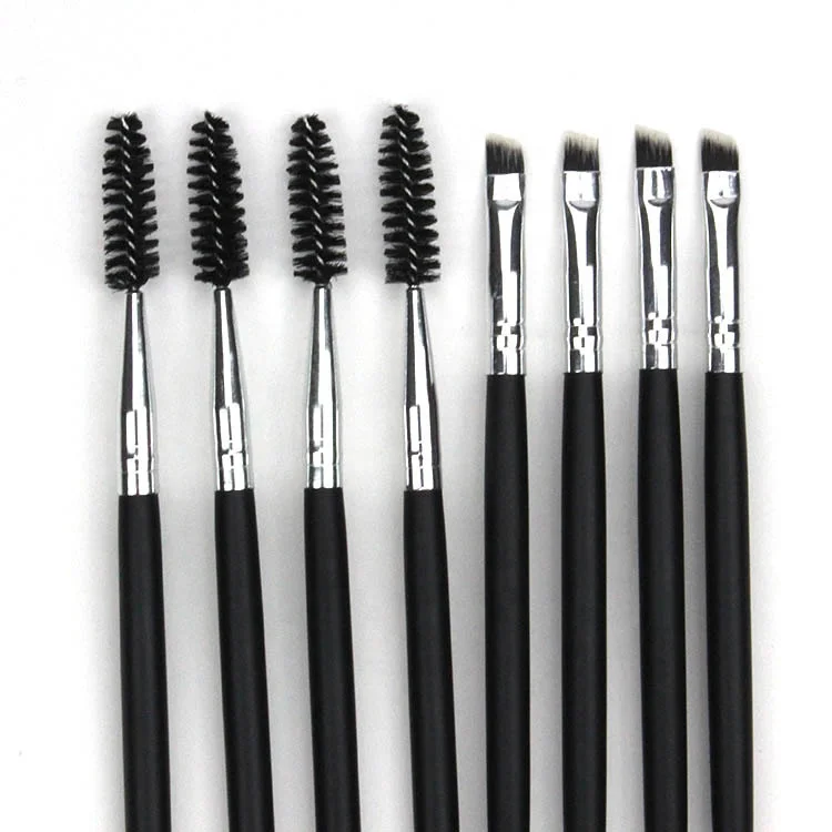 

Portable Private Label Eyebrow Brush Double End Professional Eyebrow Eyelash Makeup Spoolie Brushes, N/a