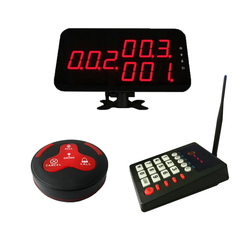 

Kitchen/waiter call guest system for restaurant wireless calling service device