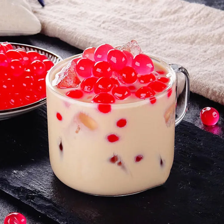 
Strawberry Popping Boba Halal Juice Ball 