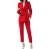New Fashion Two Piece Set Women Business Suits Formal Ladies Suit With Blazer and Pants