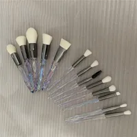 

Makeup Brushes/Crystal Handle Makeup Brush Set/Custom Logo 13 pcs brush set