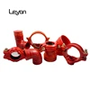 ductile iron tee dimensions elbow flange grooved pipe fitting coating 45deg gb 7306 flexible coupling spray paint 22.5 deg elbow