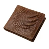 3D Eagle Claw Cowhide real leather crocodile skin men's purse male men wallet leather