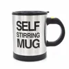 Automatic Electric Stirring Coffee Mug, Double Layer Stainless Steel Self Stirring Auto Coffee Mugs Self Mixing Cup for M