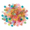 Assorted Mixed Round Transparent Frosted Crystal Glass Beads Loose Beads for Jewelry Making