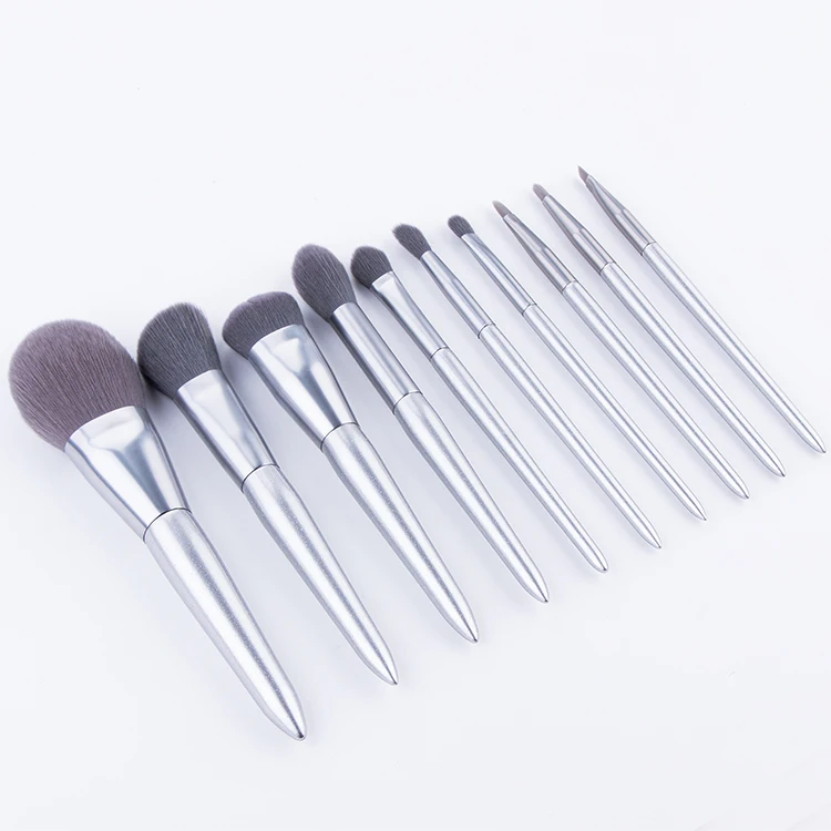 

10Pcs Cosmetic Brushes Makeup Kit Synthetic Hair Makeup Brush Set