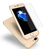 2019 Hot selling PC tempered glass screen protector cell phone case full cover phone shell for iphone 8 / 7 6p