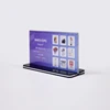 Wholesales Acrylic Table Menu Price Label Insert Card Display Holder Stand Custom logo Sizes