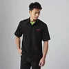 Cheap price wholesale restaurant /bar waiter short sleeve summer uniform hotel shirt
