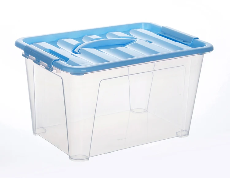

Home clear big plastic toy storage box kids