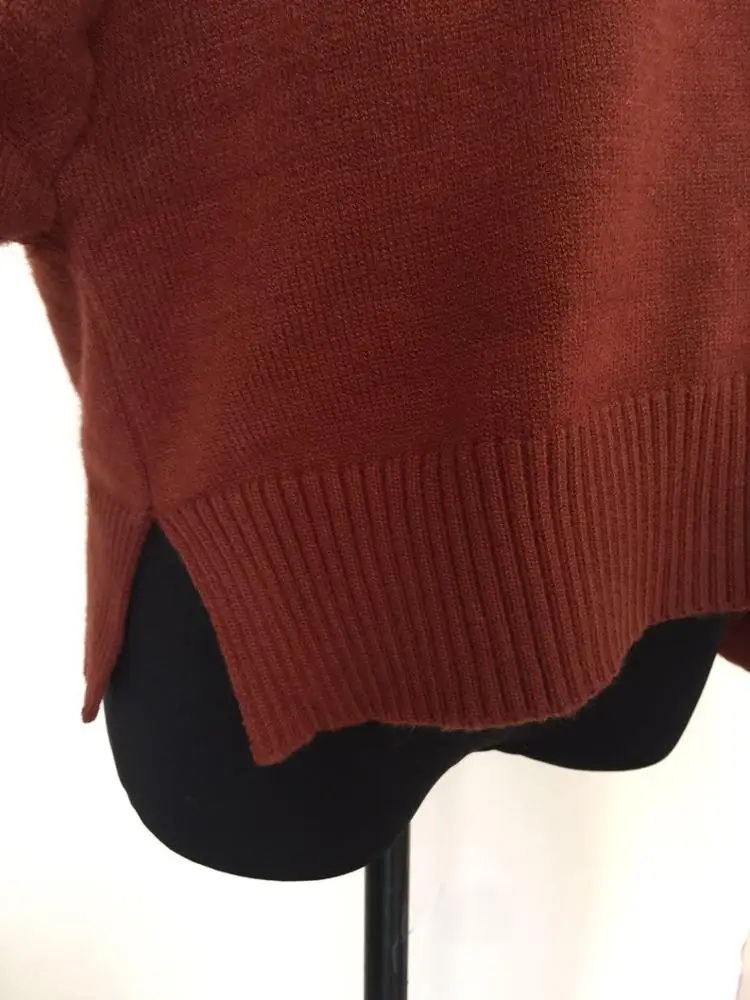 
girls stylish knitted pullover sweater pullover loose korean women sweater 