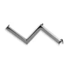 various styles Chrome metal tube display hook for hanging bar