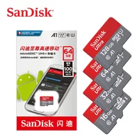 

SanDisk micro card 128GB 64GB 32GB 16GB 98mb/s TF usb flash memory card microsd 8GB/48MB/s class10 Original sandisk