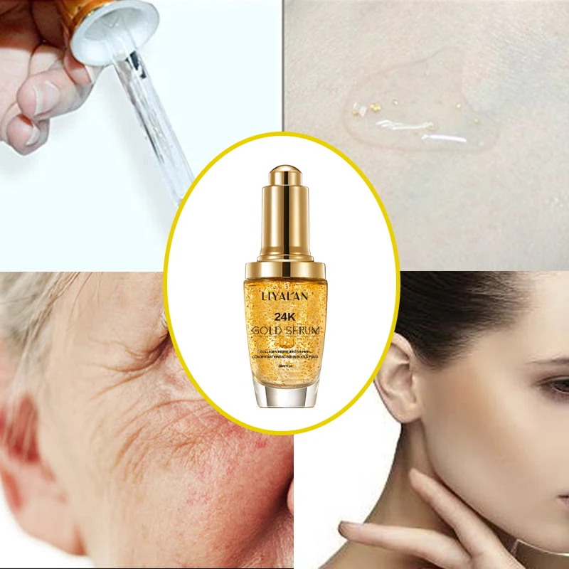 

Wholesale High Quality Anti Aging Moisturizing Face 24K Gold Serum