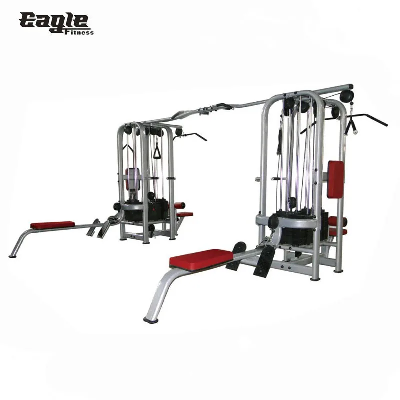 

Exercise Machine Multi Function Life Fitness Gym Equipment 8 Station Multi Jungle 8 Stacks, As your request