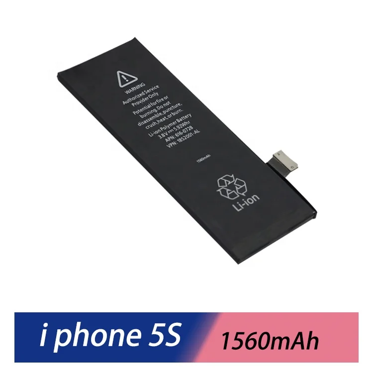 

Good quality 1560mah 3.8V smart IC protection battery For iphone 5 S, N/a