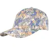 2019 New Fashion Design Flower Pattern Printing Fabric Custom Women Baseball Cap With 3D Embroidery Logo Summer Snapback Hat