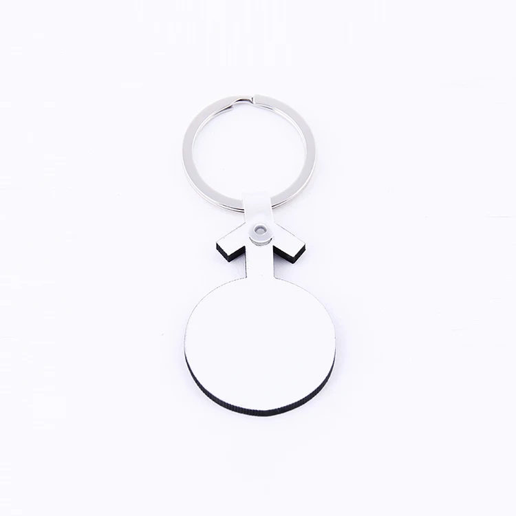 

Rubysub K-11 4CM Length New Style MDF Sublimation Key chain Blanks Promotion Gift, White