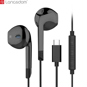Langsdom E6T Ear USB C Headphones Huawei Xiaomi