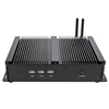 Fanless industrial pc Intel core 8250 3.4GHz Quad Core Eight Threads gaming computer win10 pro HD VGA LAN 2 COMS
