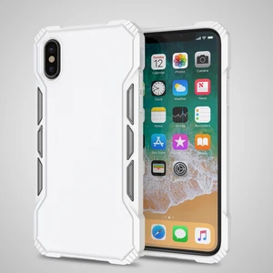 for iphone XI 2019 Hard PC and Soft TPU Mobile Cover Case for apple iphones Double color case pc groove phone case