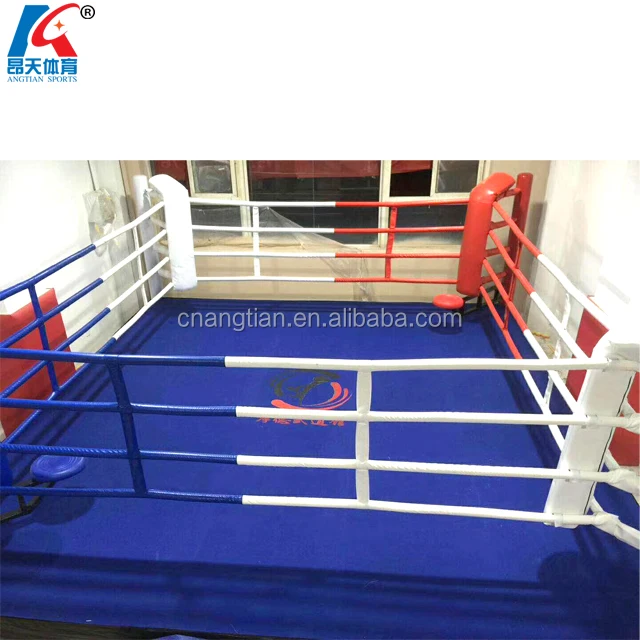 
ANGTIAN-SPORTS hof boxing ring boxeo precio pugilato professional de lucha libre mma ring floor standing boxing ring 