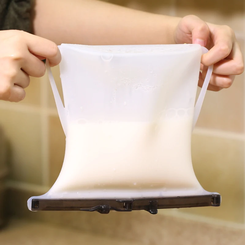 

Food Grade Silicone Ziplock Preservation Bag, FDA Platinum Reusable Silicone Food Storage Bag lfgb