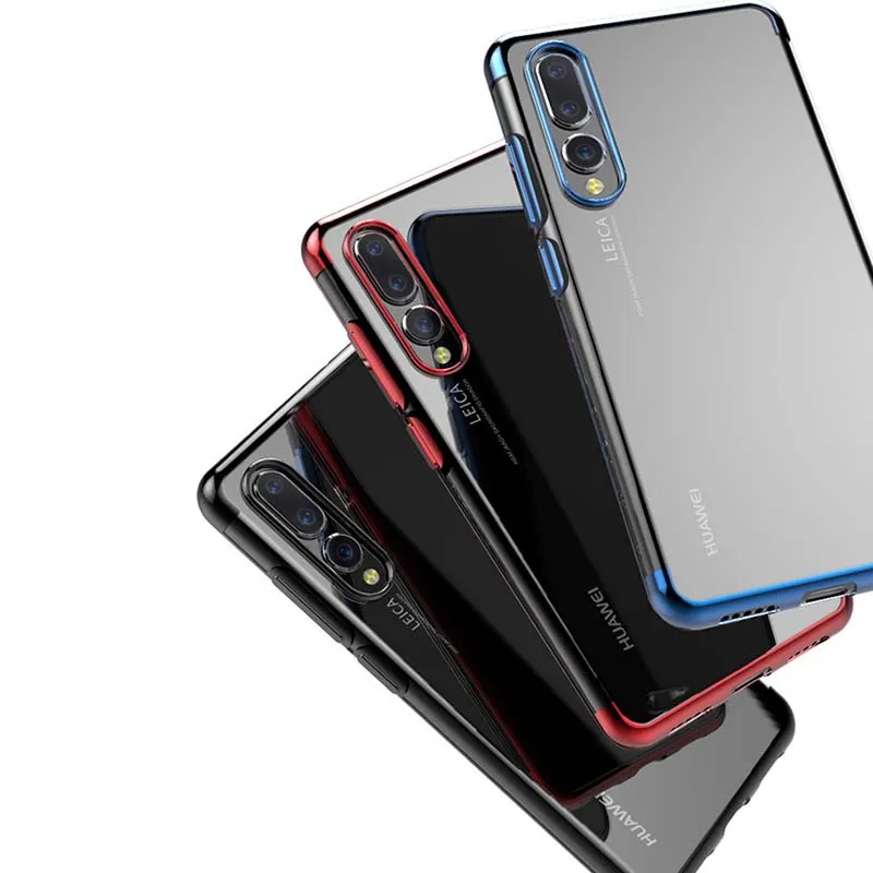 

High Quality Electroplated Clear Soft TPU Case Back Cover For Samsung A50 A30 A10 A70 Plating Phone Case