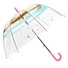 Kids Clear Umbrella,Bubble Transparent Fashion Dome Auto Open Umbrella Windproof for Boys Girls Outdoor
