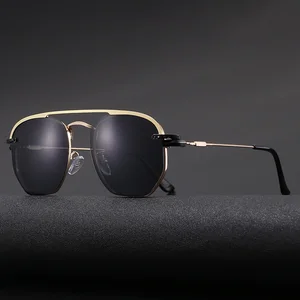 17832 Superhot Eyewear 2019 Classic Design Retro Round Metal Polarized Magnetic Clip On Sun glasses 2