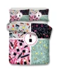 Best selling items customized 400t embroidery 9pcs hotel bedding set custom linen capsule